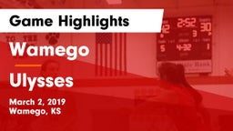 Wamego  vs Ulysses  Game Highlights - March 2, 2019