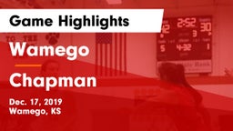 Wamego  vs Chapman  Game Highlights - Dec. 17, 2019