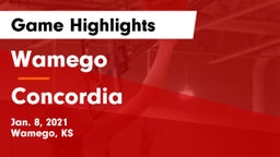 Wamego  vs Concordia  Game Highlights - Jan. 8, 2021
