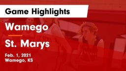Wamego  vs St. Marys  Game Highlights - Feb. 1, 2021