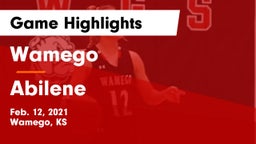 Wamego  vs Abilene  Game Highlights - Feb. 12, 2021