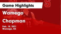Wamego  vs Chapman  Game Highlights - Feb. 18, 2021