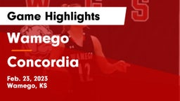 Wamego  vs Concordia  Game Highlights - Feb. 23, 2023