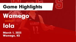 Wamego  vs Iola  Game Highlights - March 1, 2023