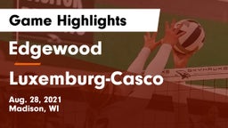 Edgewood  vs Luxemburg-Casco  Game Highlights - Aug. 28, 2021