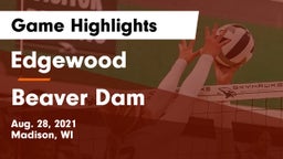 Edgewood  vs Beaver Dam  Game Highlights - Aug. 28, 2021