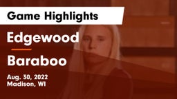 Edgewood  vs Baraboo  Game Highlights - Aug. 30, 2022
