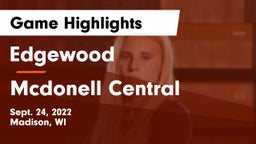 Edgewood  vs Mcdonell Central Game Highlights - Sept. 24, 2022