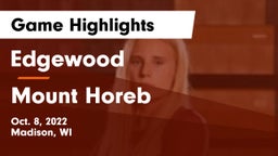 Edgewood  vs Mount Horeb  Game Highlights - Oct. 8, 2022