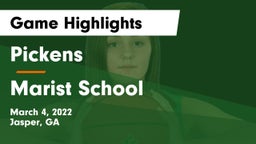 Pickens  vs Marist School Game Highlights - March 4, 2022