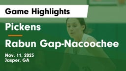 Pickens  vs Rabun Gap-Nacoochee  Game Highlights - Nov. 11, 2023