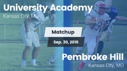 Matchup: University Academy vs. Pembroke Hill  2016