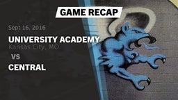 Recap: University Academy vs. Central 2016