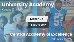 Matchup: University Academy vs. Central Academy of Excellence 2017