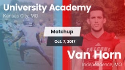 Matchup: University Academy vs. Van Horn  2017