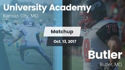 Matchup: University Academy vs. Butler  2017