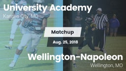 Matchup: University Academy vs. Wellington-Napoleon  2018