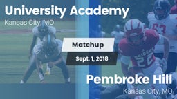 Matchup: University Academy vs. Pembroke Hill  2018