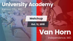 Matchup: University Academy vs. Van Horn  2018