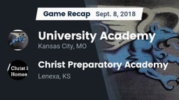 Recap: University Academy vs. Christ Preparatory Academy 2018