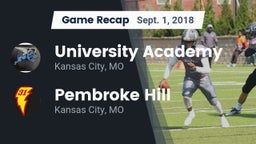Recap: University Academy vs. Pembroke Hill  2018