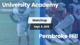 Matchup: University Academy vs. Pembroke Hill  2019