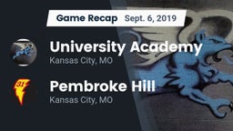 Recap: University Academy vs. Pembroke Hill  2019