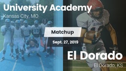Matchup: University Academy vs. El Dorado  2019