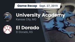 Recap: University Academy vs. El Dorado  2019