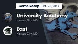 Recap: University Academy vs. East  2019