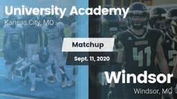 Matchup: University Academy vs. Windsor  2020