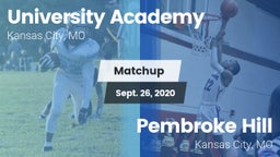 Matchup: University Academy vs. Pembroke Hill  2020