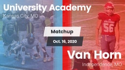 Matchup: University Academy vs. Van Horn  2020