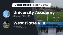 Recap: University Academy vs. West Platte R-II  2023