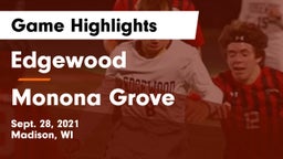 Edgewood  vs Monona Grove  Game Highlights - Sept. 28, 2021