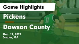 Pickens  vs Dawson County  Game Highlights - Dec. 12, 2023