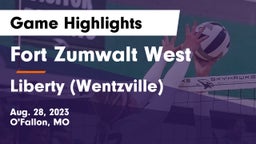 Fort Zumwalt West  vs Liberty (Wentzville)  Game Highlights - Aug. 28, 2023