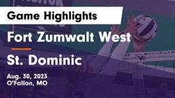 Fort Zumwalt West  vs St. Dominic  Game Highlights - Aug. 30, 2023