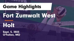 Fort Zumwalt West  vs Holt  Game Highlights - Sept. 5, 2023