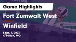 Fort Zumwalt West  vs Winfield  Game Highlights - Sept. 9, 2023