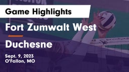 Fort Zumwalt West  vs Duchesne  Game Highlights - Sept. 9, 2023
