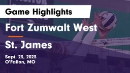 Fort Zumwalt West  vs St. James  Game Highlights - Sept. 23, 2023