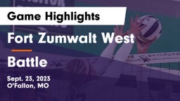 Fort Zumwalt West  vs Battle  Game Highlights - Sept. 23, 2023
