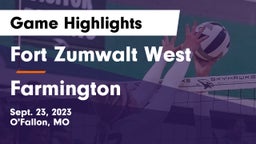 Fort Zumwalt West  vs Farmington  Game Highlights - Sept. 23, 2023