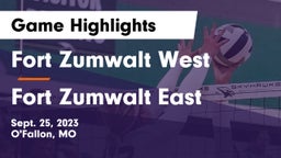 Fort Zumwalt West  vs Fort Zumwalt East  Game Highlights - Sept. 25, 2023