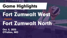Fort Zumwalt West  vs Fort Zumwalt North  Game Highlights - Oct. 5, 2023
