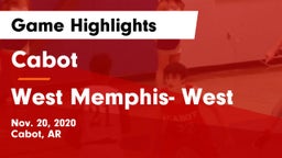 Cabot  vs West Memphis- West Game Highlights - Nov. 20, 2020