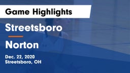 Streetsboro  vs Norton  Game Highlights - Dec. 22, 2020