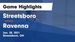 Streetsboro  vs Ravenna  Game Highlights - Jan. 20, 2021