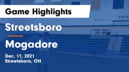 Streetsboro  vs Mogadore  Game Highlights - Dec. 11, 2021